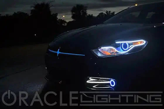 ORACLE Lighting 2013-2016 Dodge Dart LED Surface Mount Projector Fog Halo Kit by ORACLE Lighting
