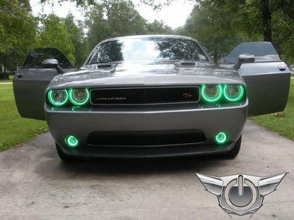 ORACLE Lighting 2008-2014 Dodge Challenger LED Headlight Halo Kit - Standard Mount by ORACLE Lighting