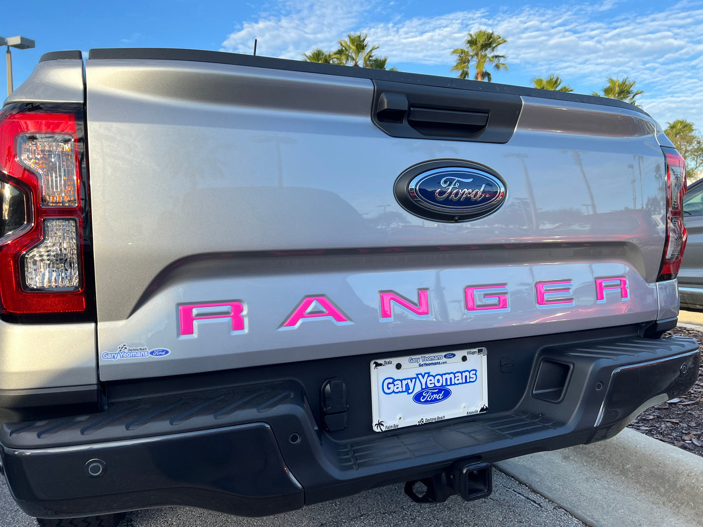 Tailgate Letter Inserts Fits 2024-2026 Ford Ranger by Tufskinz.com