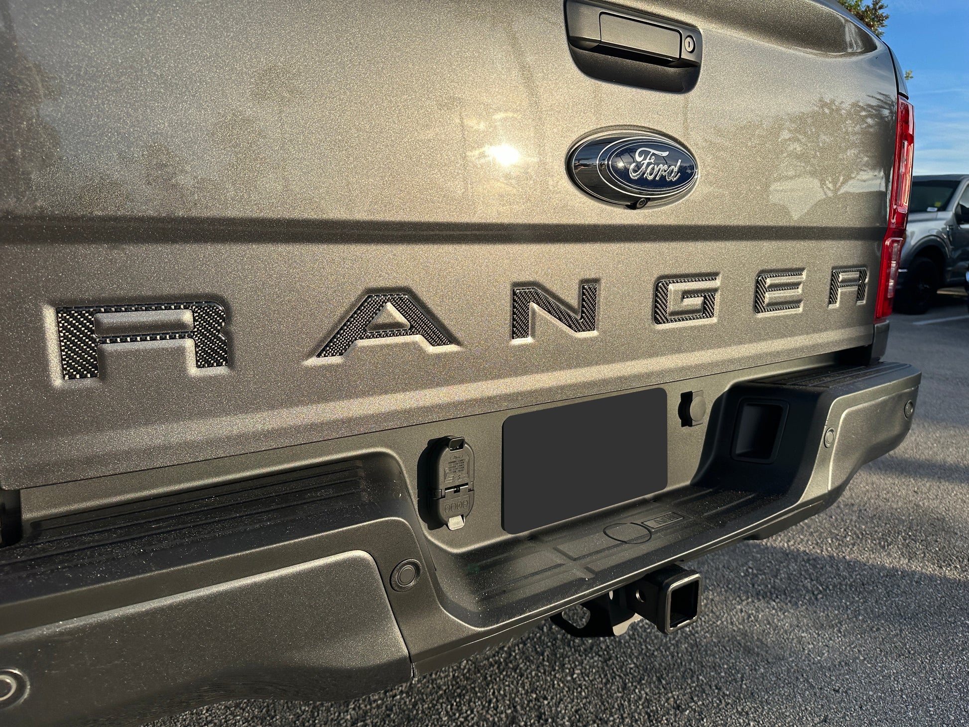 Tailgate Letter Inserts Fits 2019-2023 Ford Ranger by Tufskinz.com