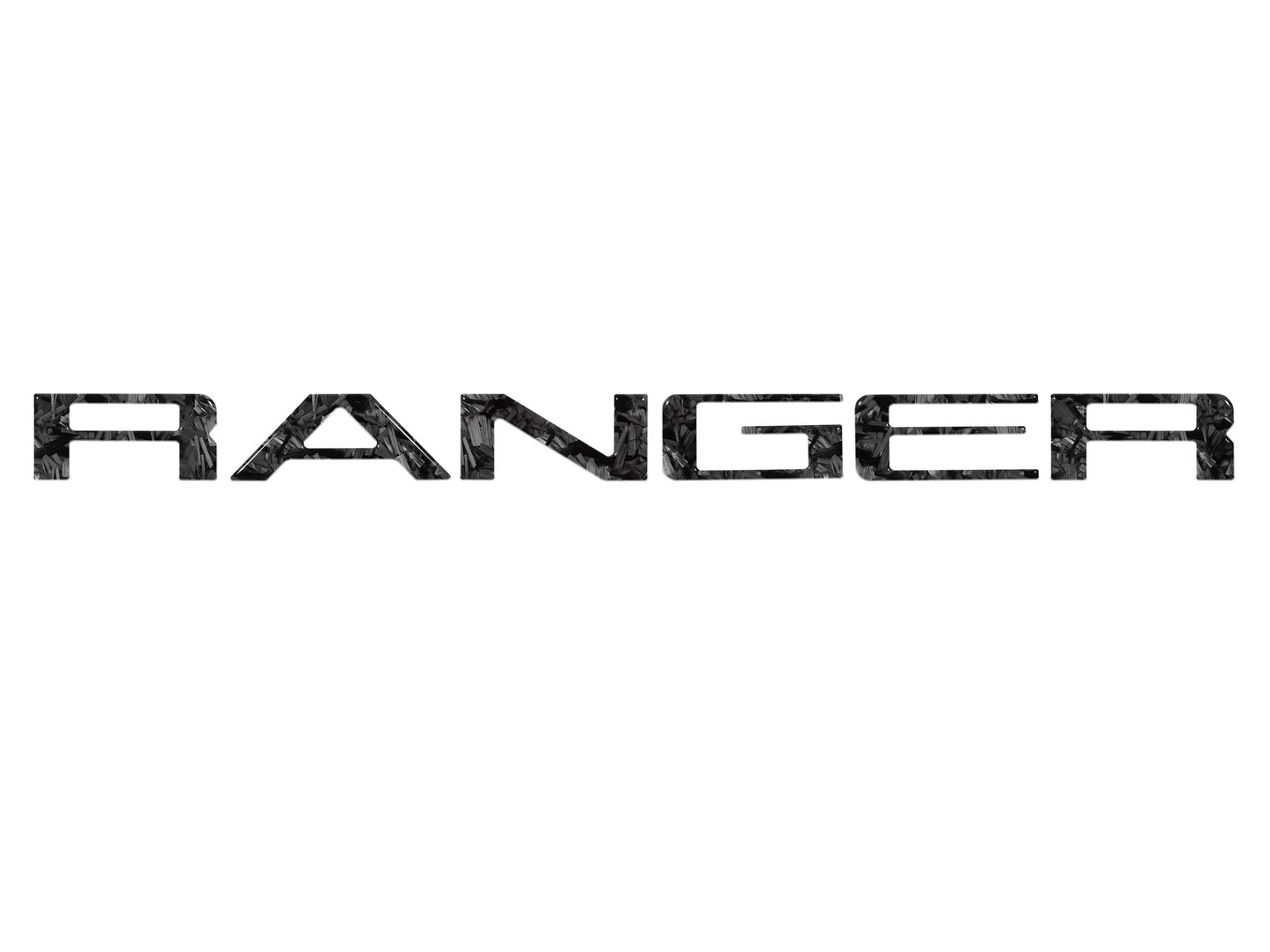 Tailgate Letter Inserts Fits 2019-2023 Ford Ranger by Tufskinz.com