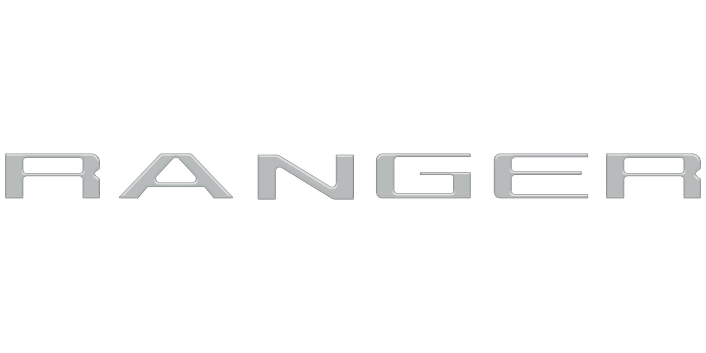 Tailgate Letter Inserts Fits 2019-2023 Ford Ranger by Tufskinz.com