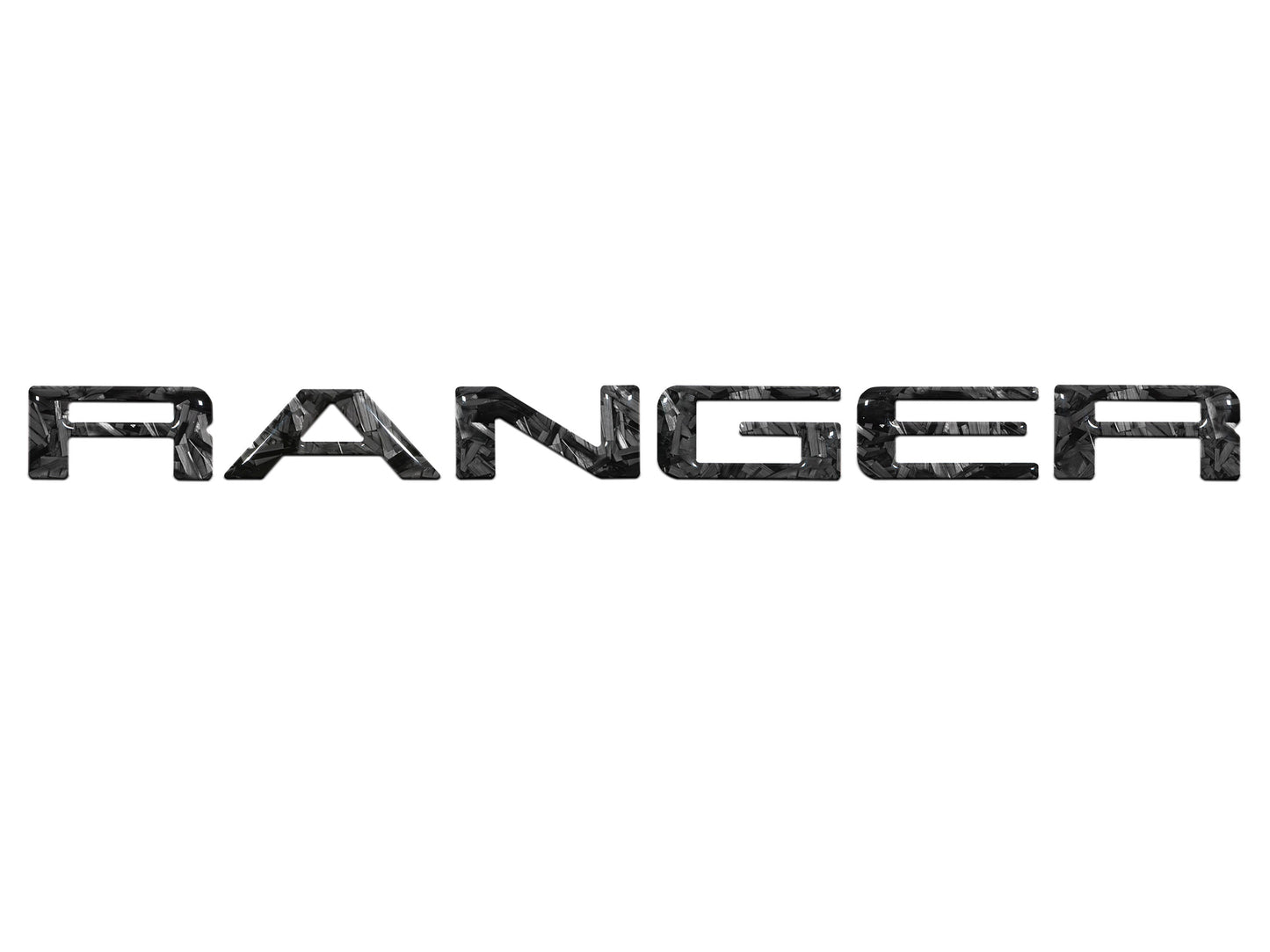 Front Grille Inserts Letter Inserts Fits 2019-2023 Ford Ranger by Tufskinz.com