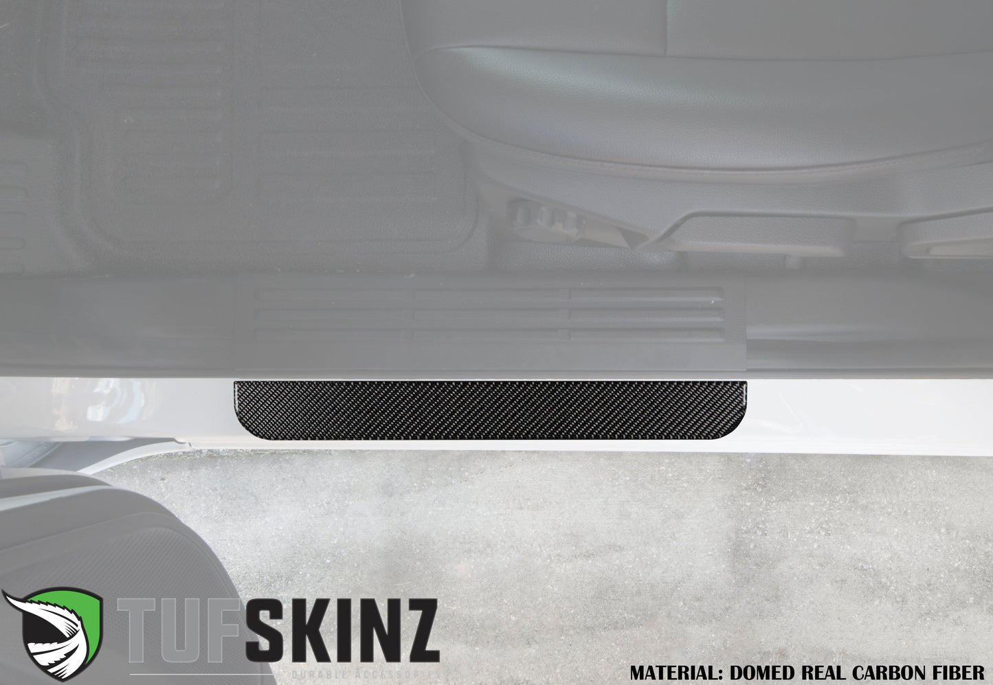 Door Sill Protection Overlays (Domed) 2019-2023 Ford Ranger by Tufskinz.com