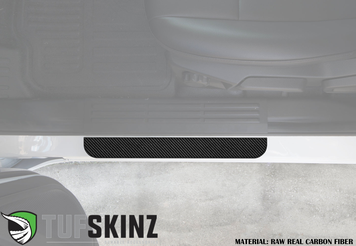 Door Sill Protection Overlays (Domed) 2019-2023 Ford Ranger by Tufskinz.com