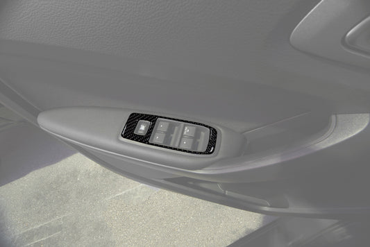 Door Switch Accent Overlays Fits 2019-2023 Ford Ranger by Tufskinz.com