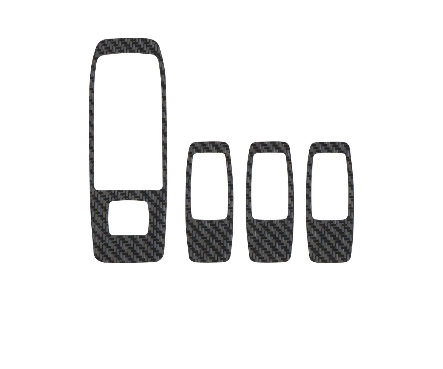 Door Switch Accent Overlays Fits 2019-2023 Ford Ranger by Tufskinz.com