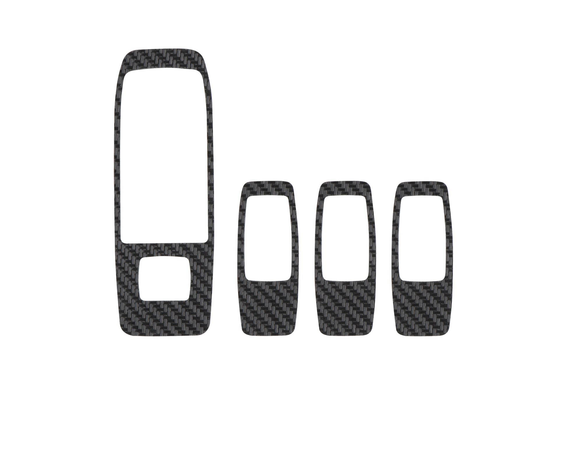 Door Switch Accent Overlays Fits 2019-2023 Ford Ranger by Tufskinz.com