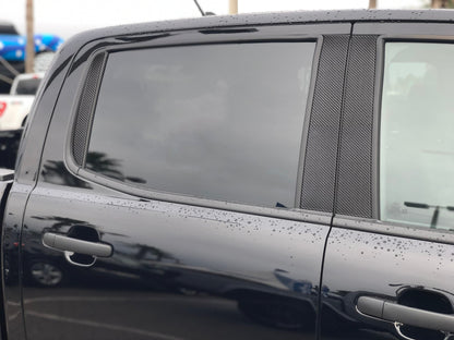 Door Pillar (B+C) Overlays Fits 2019-2023 Ford Ranger SuperCrew by Tufskinz.com