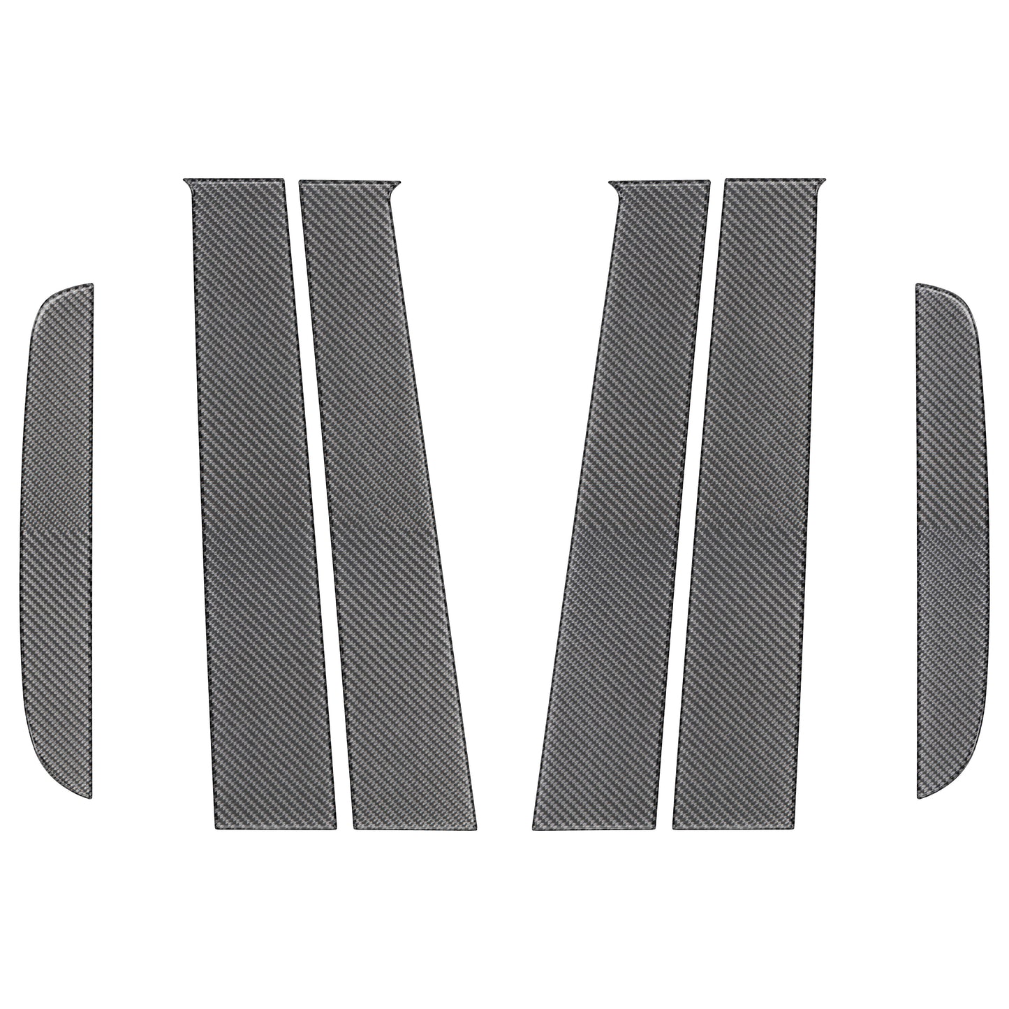 Door Pillar (B+C) Overlays Fits 2019-2023 Ford Ranger SuperCrew by Tufskinz.com