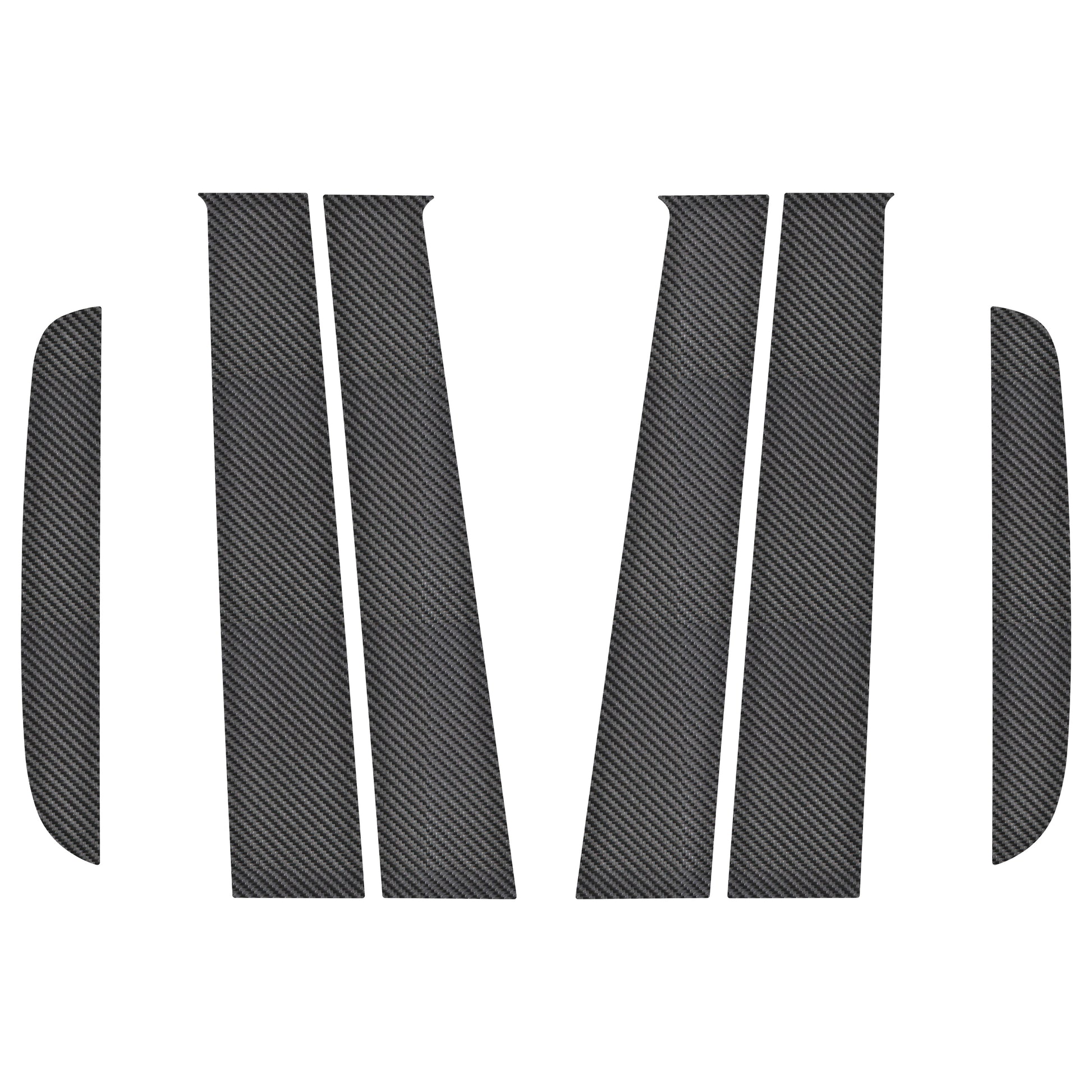 Door Pillar (B+C) Overlays Fits 2019-2023 Ford Ranger SuperCrew by Tufskinz.com