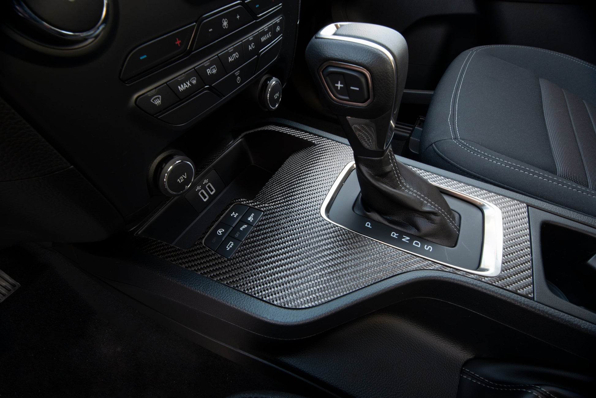 Shift Surround Accent Overlay Fits 2019-2023 Ford Ranger by Tufskinz.com