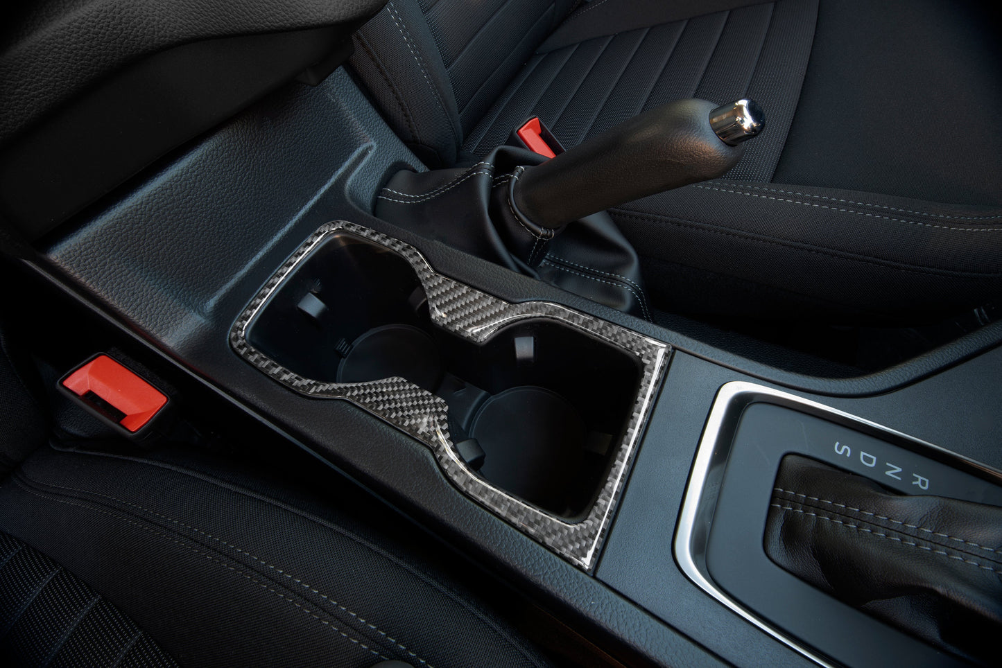 Center Cup Holder Accent Overlay Fits 2019-2023 Ford Ranger by Tufskinz.com