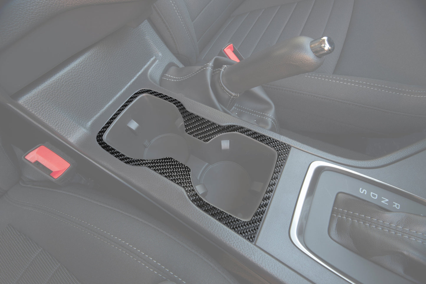 Center Cup Holder Accent Overlay Fits 2019-2023 Ford Ranger by Tufskinz.com