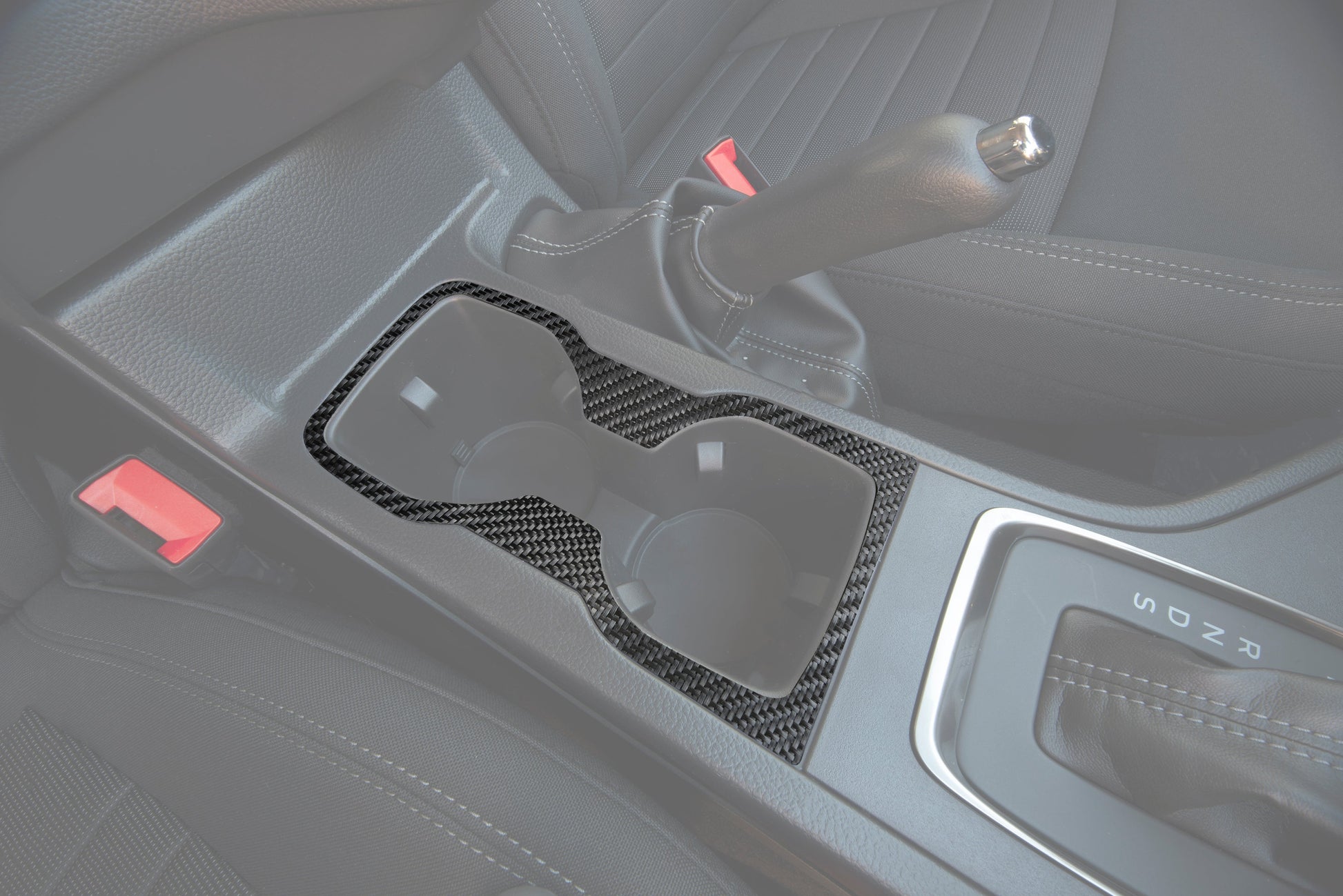 Center Cup Holder Accent Overlay Fits 2019-2023 Ford Ranger by Tufskinz.com