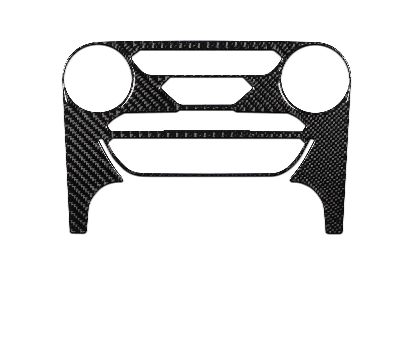 Climate Control Accent Overlay Fits 2019-2023 Ford Ranger by Tufskinz.com