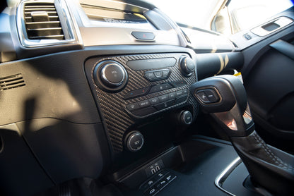 Climate Control Accent Overlay Fits 2019-2023 Ford Ranger by Tufskinz.com