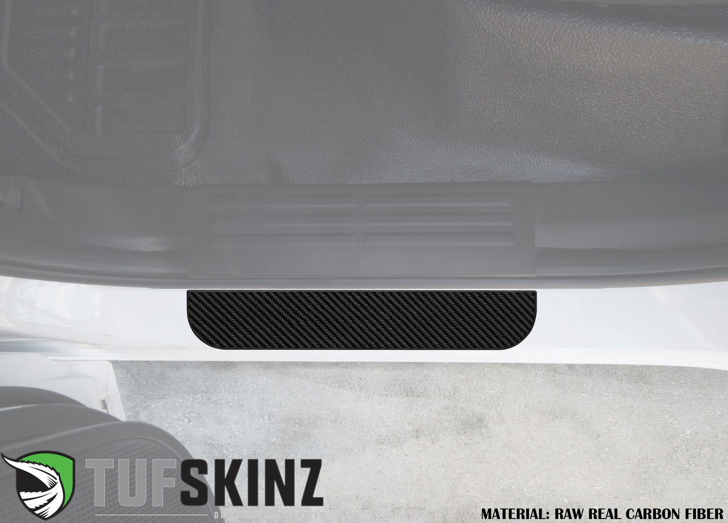 Door Sill Protection Overlays (Domed) 2019-2023 Ford Ranger by Tufskinz.com