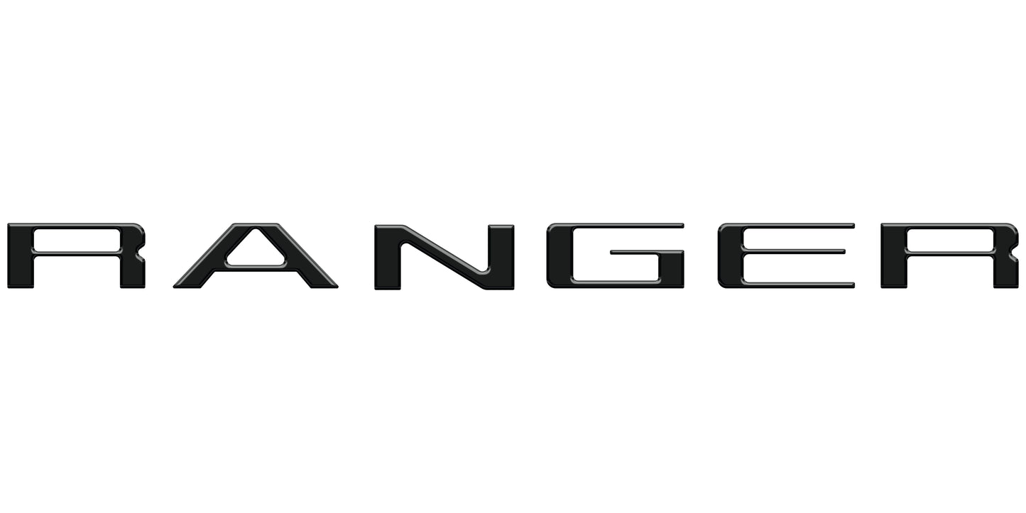 Tailgate Letter Inserts Fits 2019-2023 Ford Ranger by Tufskinz.com