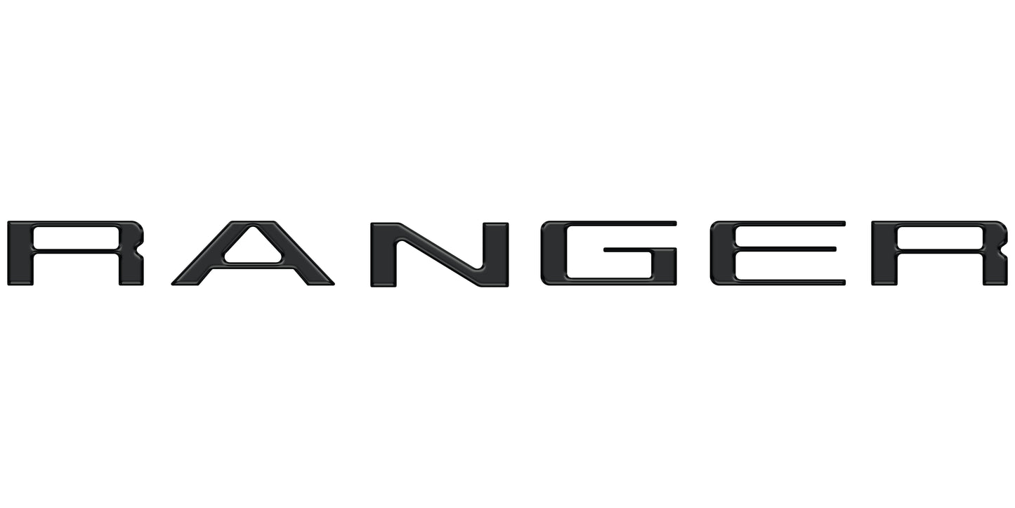 Tailgate Letter Inserts Fits 2024-2026 Ford Ranger by Tufskinz.com