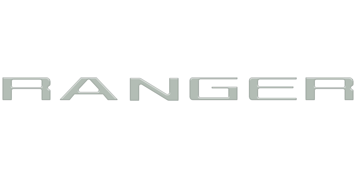 Tailgate Letter Inserts Fits 2024-2026 Ford Ranger by Tufskinz.com