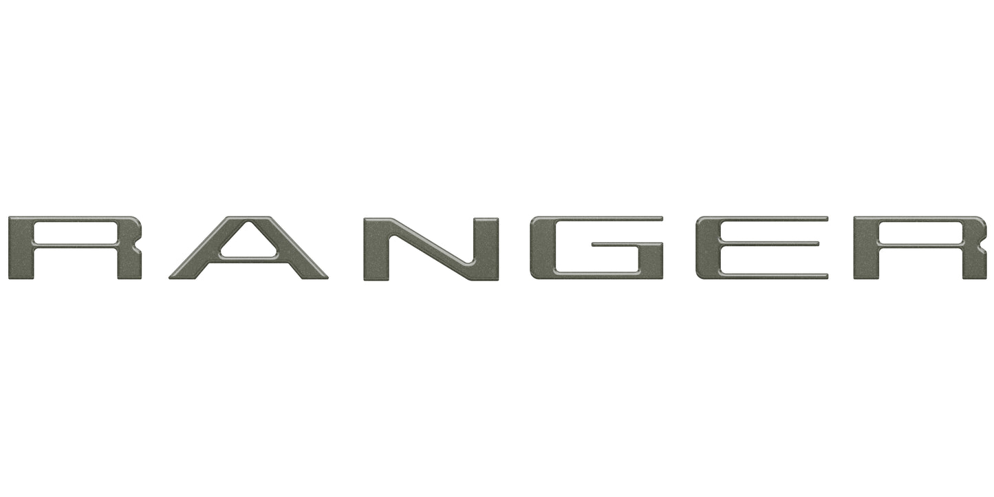 Tailgate Letter Inserts Fits 2019-2023 Ford Ranger by Tufskinz.com