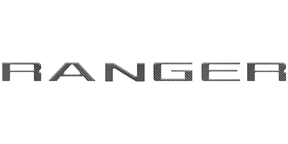Tailgate Letter Inserts Fits 2024-2026 Ford Ranger by Tufskinz.com