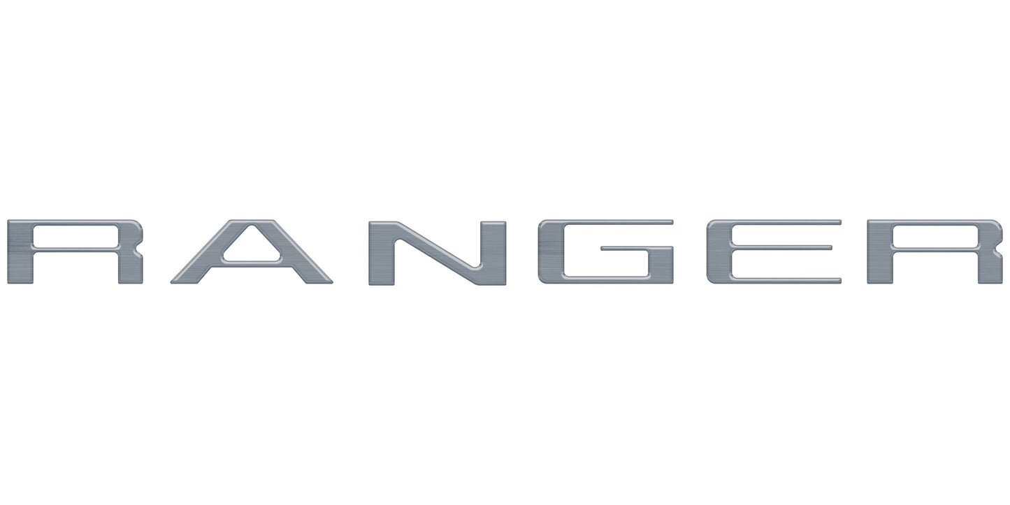 Tailgate Letter Inserts Fits 2019-2023 Ford Ranger by Tufskinz.com