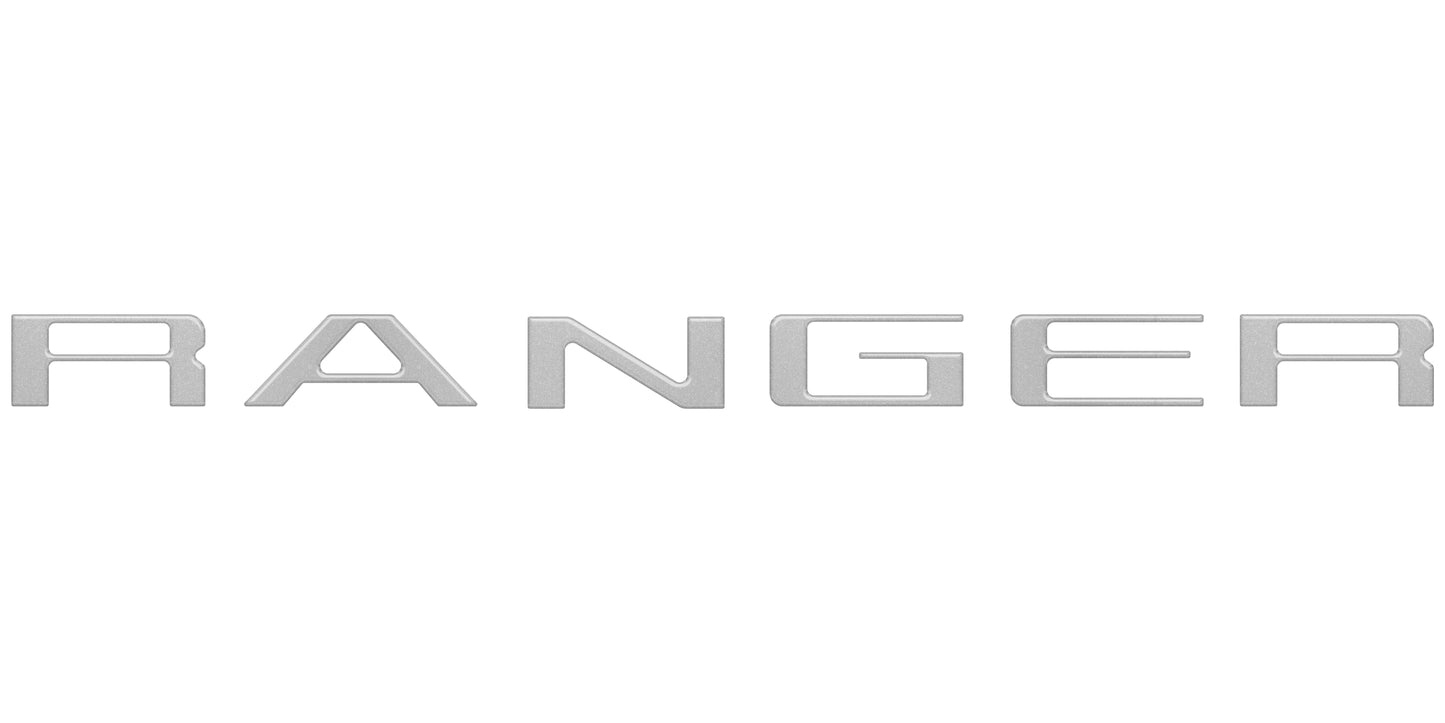 Tailgate Letter Inserts Fits 2024-2026 Ford Ranger by Tufskinz.com