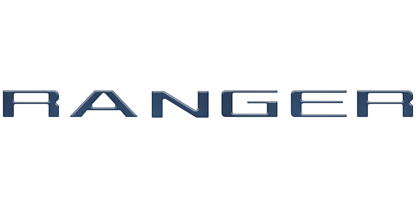 Tailgate Letter Inserts Fits 2019-2023 Ford Ranger by Tufskinz.com