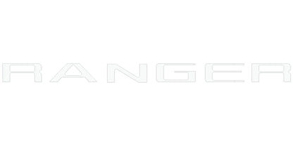 Tailgate Letter Inserts Fits 2024-2026 Ford Ranger by Tufskinz.com