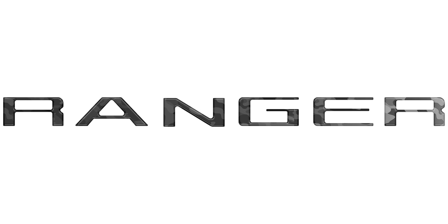 Tailgate Letter Inserts Fits 2024-2026 Ford Ranger by Tufskinz.com