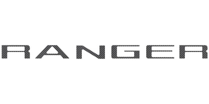 Tailgate Letter Inserts Fits 2019-2023 Ford Ranger by Tufskinz.com