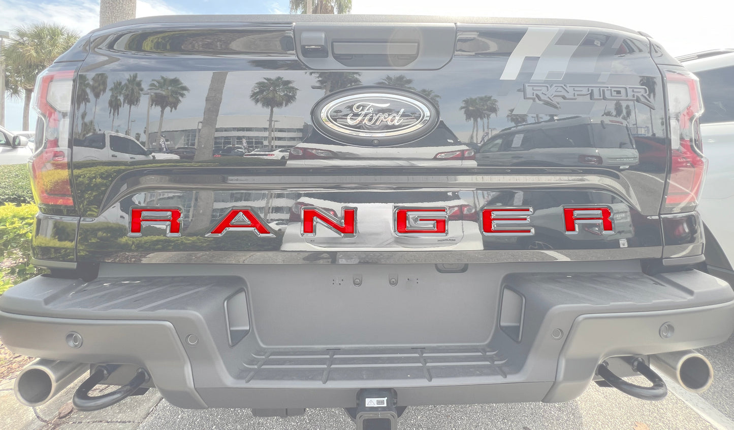 Tailgate Letter Inserts Fits 2024-2026 Ford Ranger by Tufskinz.com