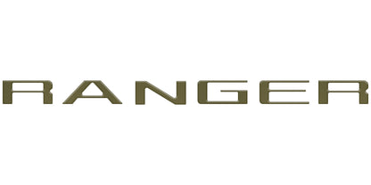 Tailgate Letter Inserts Fits 2024-2026 Ford Ranger by Tufskinz.com