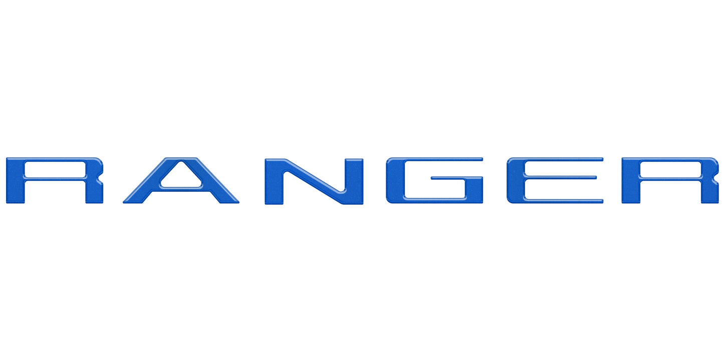 Tailgate Letter Inserts Fits 2024-2026 Ford Ranger by Tufskinz.com