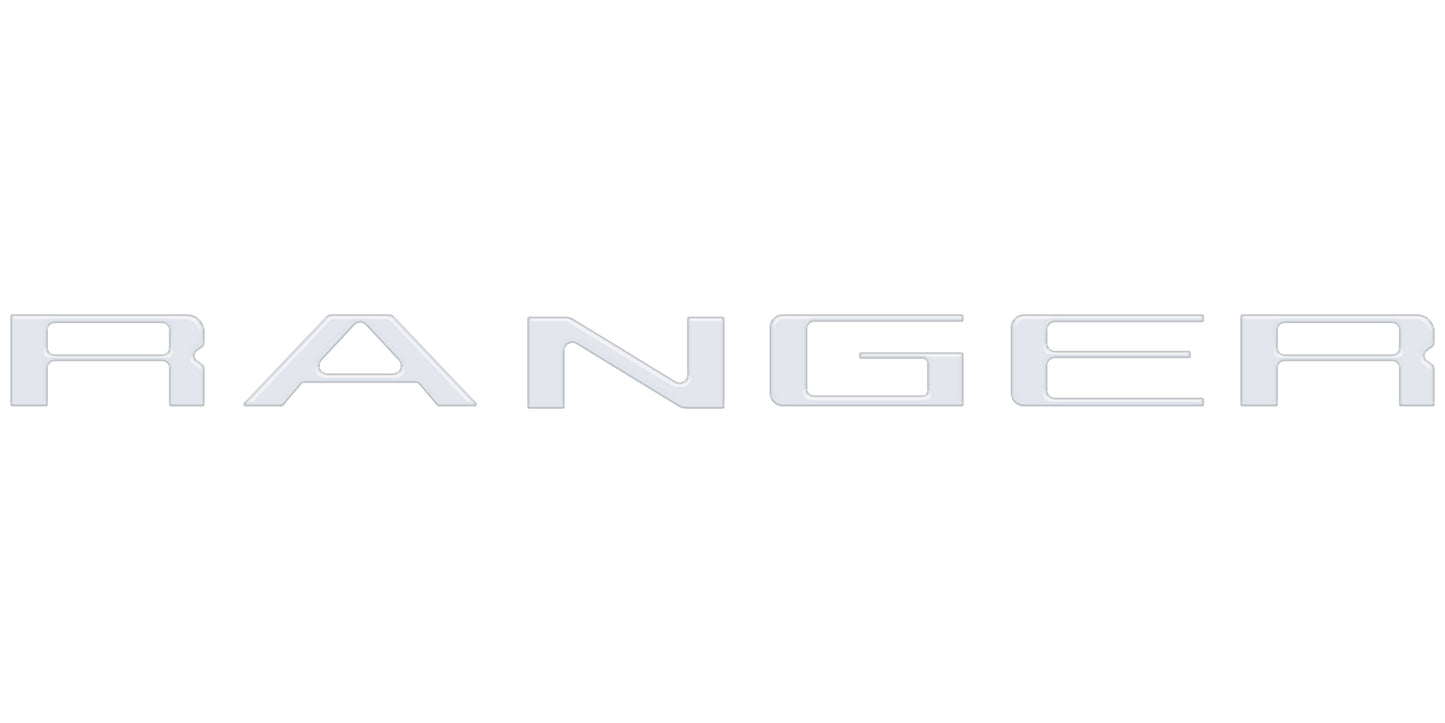 Tailgate Letter Inserts Fits 2019-2023 Ford Ranger by Tufskinz.com