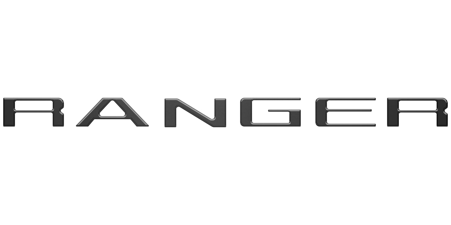 Tailgate Letter Inserts Fits 2019-2023 Ford Ranger by Tufskinz.com