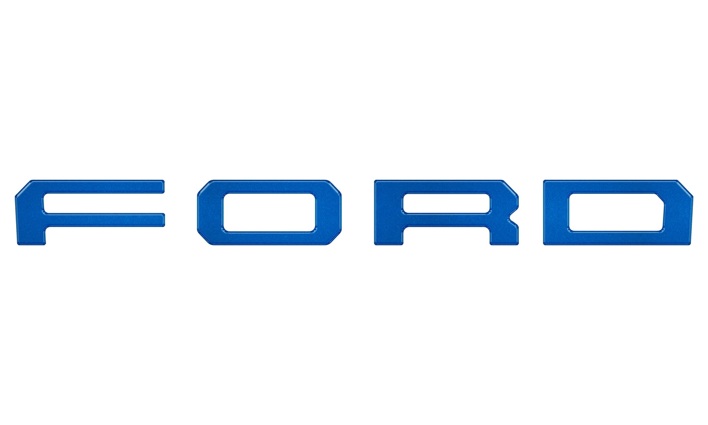 Grille Letter Overlays Fits 2019-2023 Ford Ranger by Tufskinz.com
