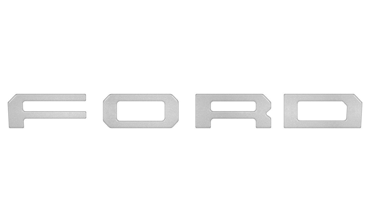 Grille Letter Overlays Fits 2019-2023 Ford Ranger by Tufskinz.com