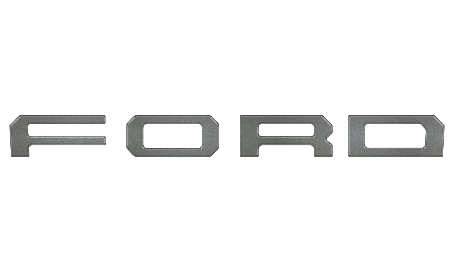 Grille Letter Overlays Fits 2019-2023 Ford Ranger by Tufskinz.com