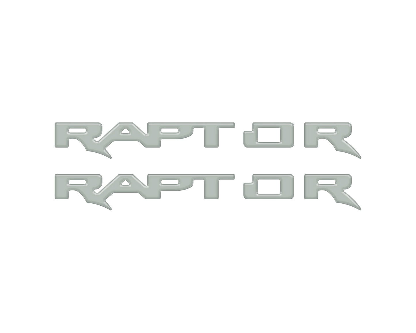 Raptor Running Board Emblem Overlays Fits 2024-2026 Ford Ranger Raptor by Tufskinz.com