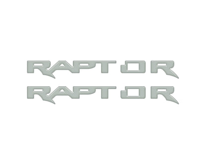 Raptor Running Board Emblem Overlays Fits 2024-2026 Ford Ranger Raptor by Tufskinz.com