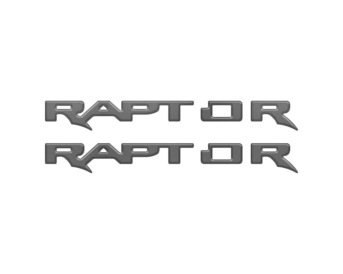 Raptor Running Board Emblem Overlays Fits 2024-2026 Ford Ranger Raptor by Tufskinz.com