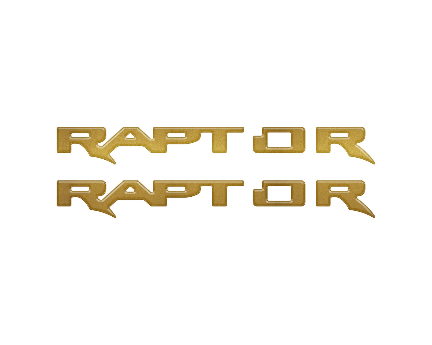 Raptor Running Board Emblem Overlays Fits 2024-2026 Ford Ranger Raptor by Tufskinz.com