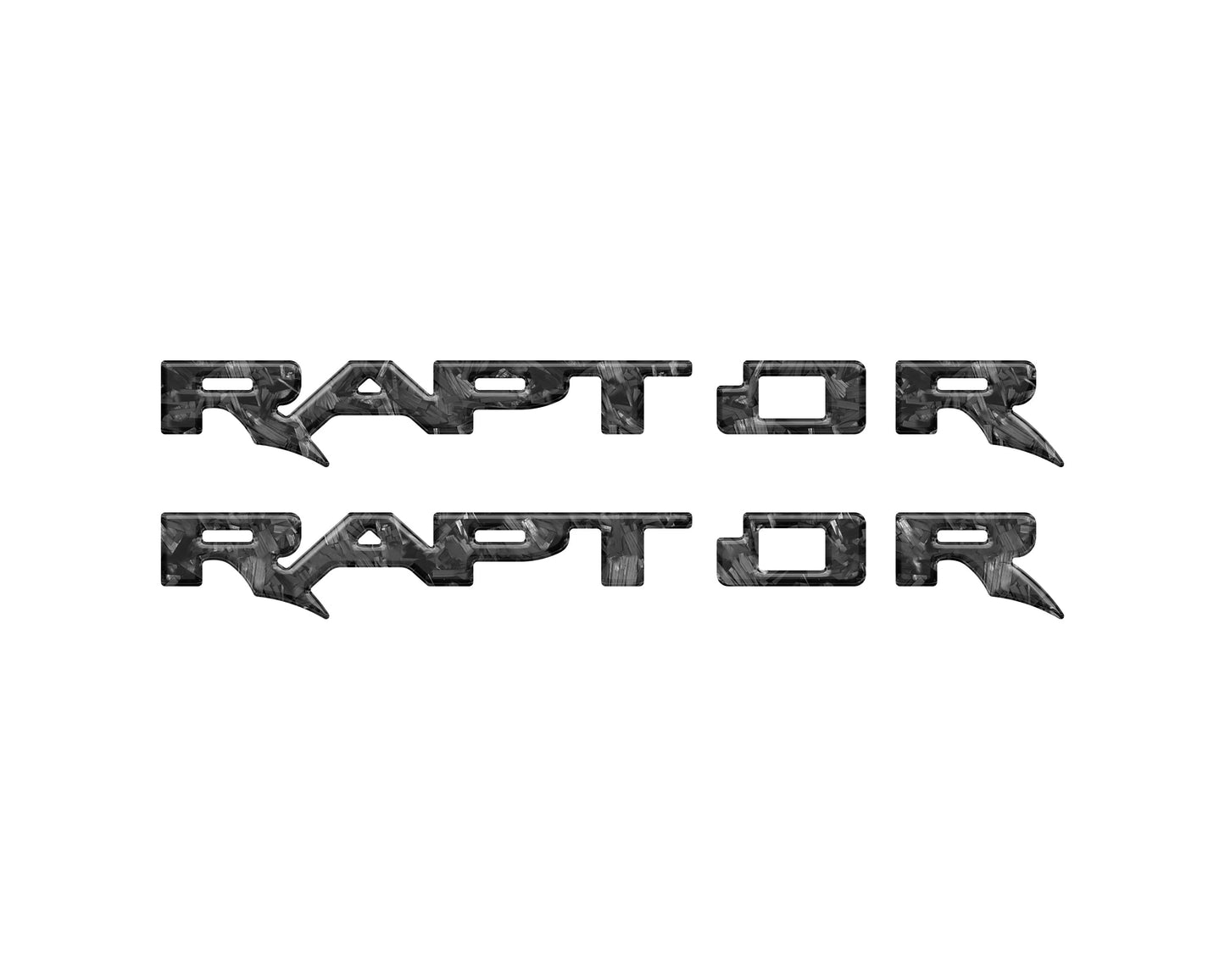 Raptor Running Board Emblem Overlays Fits 2024-2026 Ford Ranger Raptor by Tufskinz.com