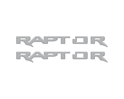 Raptor Running Board Emblem Overlays Fits 2024-2026 Ford Ranger Raptor by Tufskinz.com