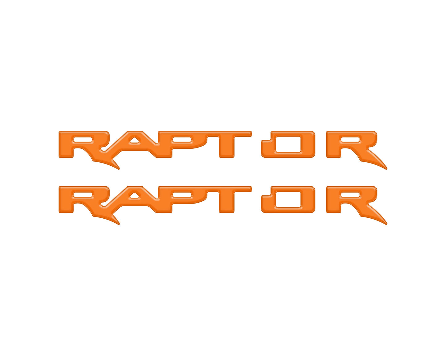Raptor Running Board Emblem Overlays Fits 2024-2026 Ford Ranger Raptor by Tufskinz.com