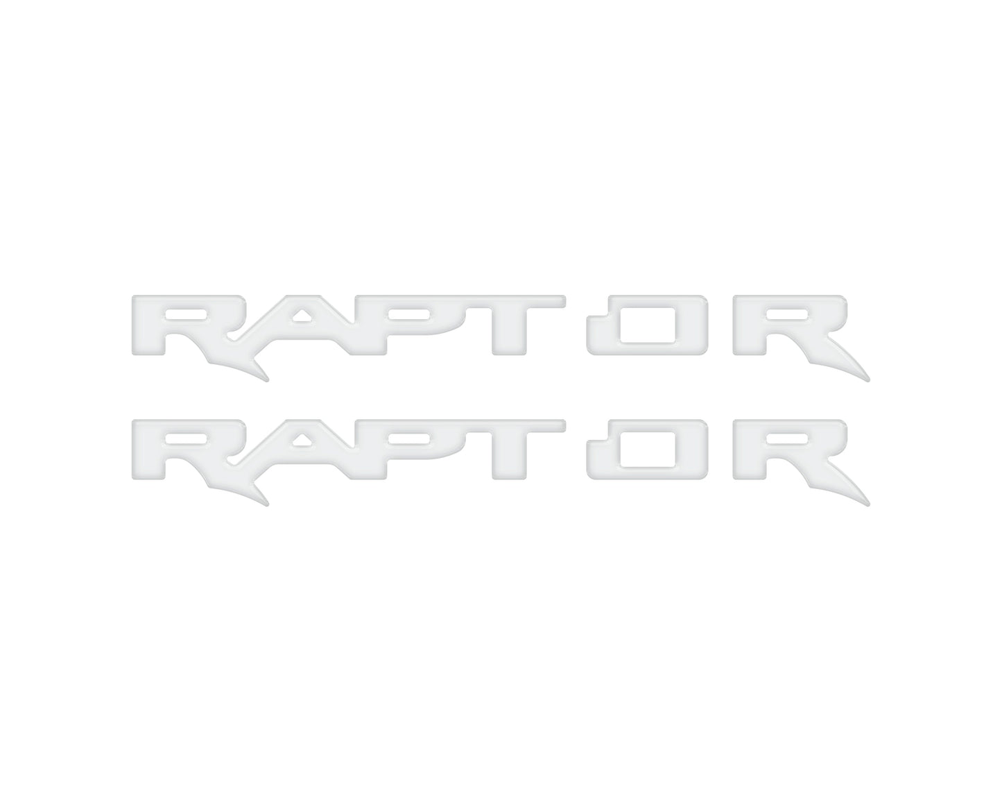 Raptor Running Board Emblem Overlays Fits 2024-2026 Ford Ranger Raptor by Tufskinz.com