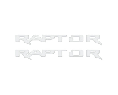 Raptor Running Board Emblem Overlays Fits 2024-2026 Ford Ranger Raptor by Tufskinz.com